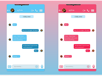 Android Chat UI android figma