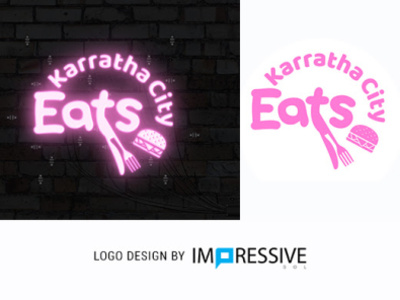Karratha City Eats Logo Designed by Impressive Sol Surrey, UK animation branding design graphicdesign illustration logo logodesigner logodesigns logos sticker design vector