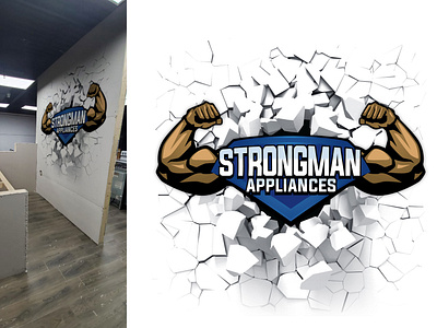 Strongman Appliances Billboard Design