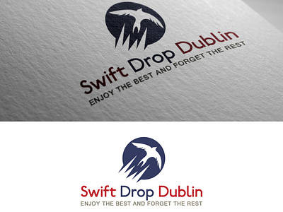 Swift Drop Dublin Logo Design