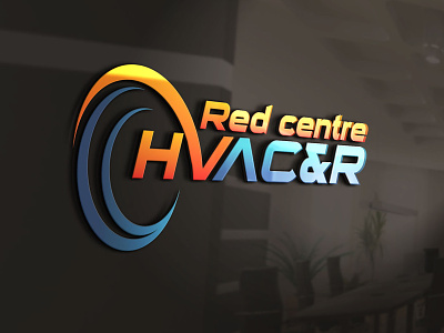 Red Centre HVAC & R Logo Design