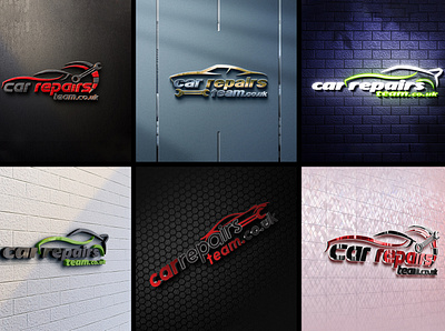 Logo Design For Car Repairs Team in Leicester, UK 3d animation branding graphic design logo logodesigns motion graphics ui