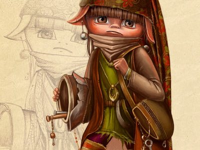 kela character illustration