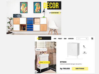 Home Decor appdesign design figma ui uidesign uiux ux uxdesign webdesign website website design