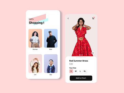 Shopping App branding design ecommerce fashion fashion app mobile app ui uidesign ux uxdesign