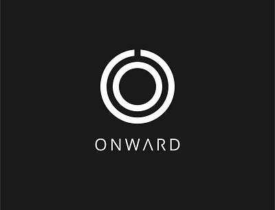 Onward - Driverless Car Logo branding car daily logo challenge dailylogochallenge design graphic design logo monogram monogram logo