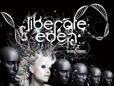 'Liberate Eden' Cover app book cover illustration ipad