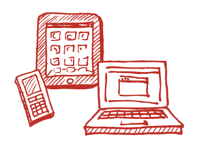 Devices illustration sketch