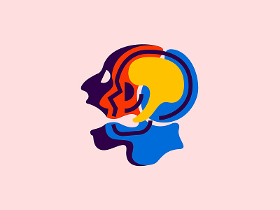 Last Breath design icons illustration line logo mark poster simple skull vector