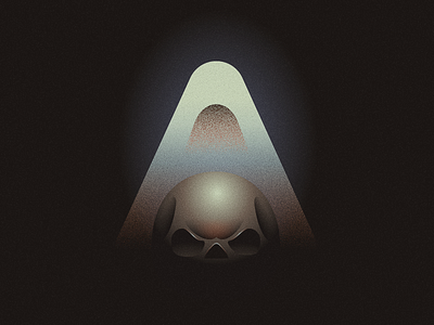 A-Afterlife 36daysoftype app design illustration illustrator skull vector