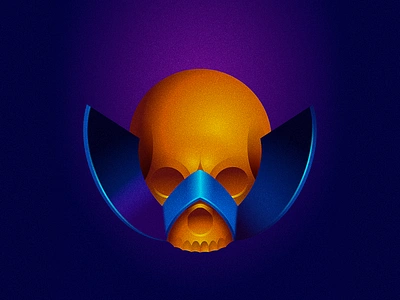 Wolverine 36daysoftype illustration illustrator skull typeface wolverine