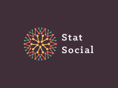 StatSocial analytics logo mark social statistic sun