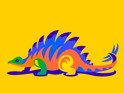 Stegosaurus design dino dinosaur dinosaurus icon illustration symbol vector