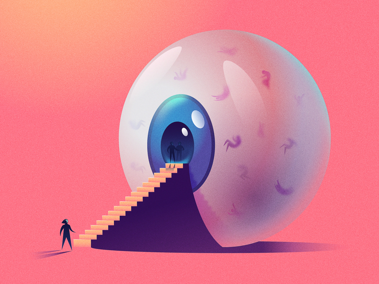 Eye catcher by Nick Kumbari on Dribbble