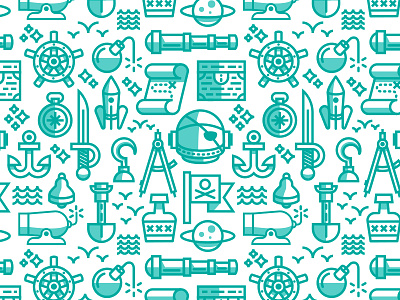 Space Pirate Pattern flag helmet icon pattern pirate rum space