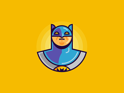 Bat avatar bat batman comic dc hero icon illustration