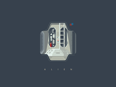 Alien alien helmet illustration movie ship space spaceship