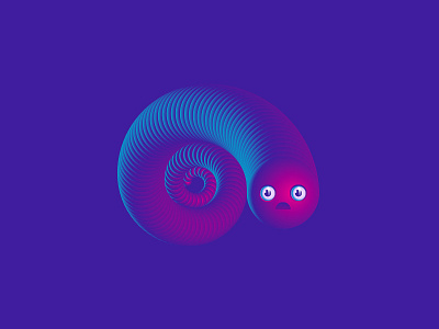 Confusedude emojy gradients smile spiral