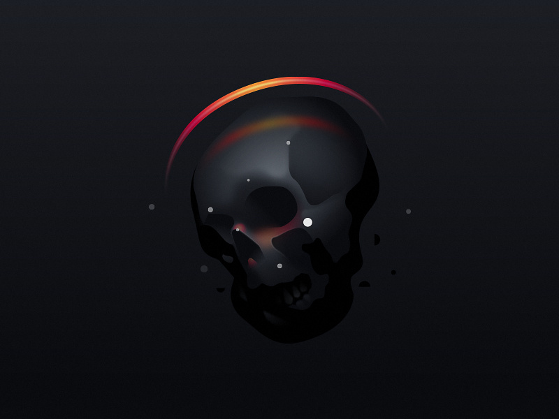 Drowner Saint drowner saint mark layout illustration vanitas daily poster skull