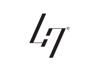 47 logo design graphic logo number