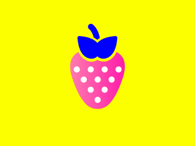 Merry Berry fruit icon motion strawberry