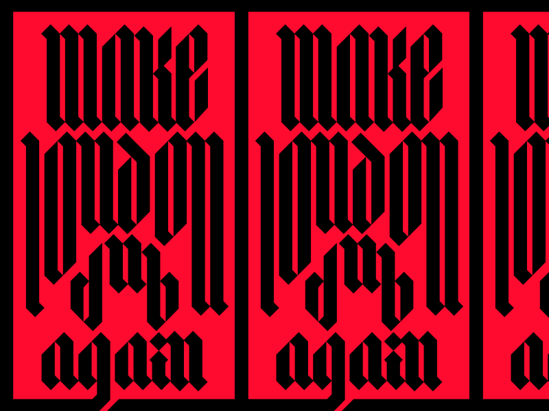 Make London DnB Again dnb london type typography