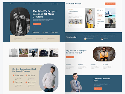 Clouse - Clothing & Fashion Landing Page