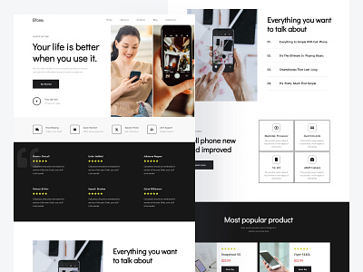 Elfone - Gadget & Electronic Landing Page