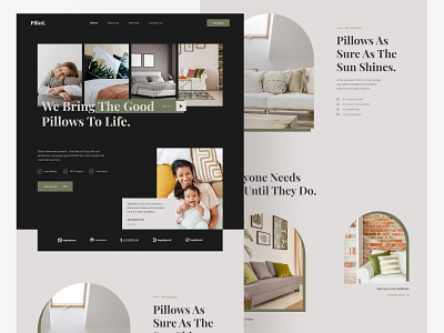 Pilled - Room & Interior Design Landing Page illustrator