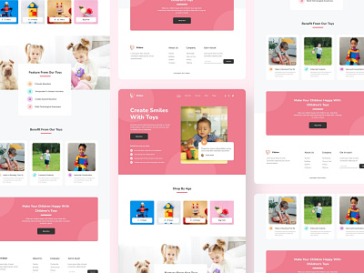 Kidoor – Kids & Baby Store Landing Page