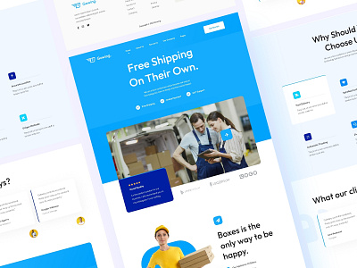 Gowing - Moving & Storage Company Landing Page