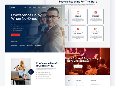 Uconf – Digital Event & Conference Landing Page