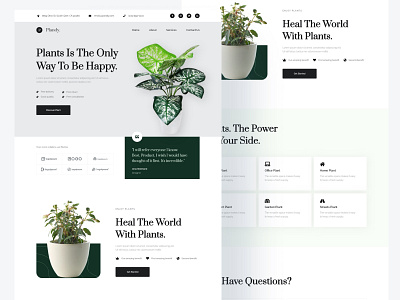 Plandy - Gardening & Landscaping Landing Page