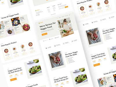 Vegean - Organic & Food Store Landing Page