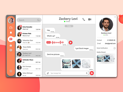 Direct Messaging UI UX