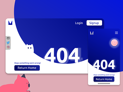 Simplistic 404 Error Page 404 branding design errorpage logo minimalist oops simplistic ui ui design ux