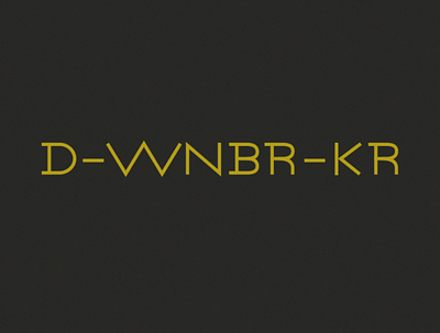 Dawnbreaker lettering typography