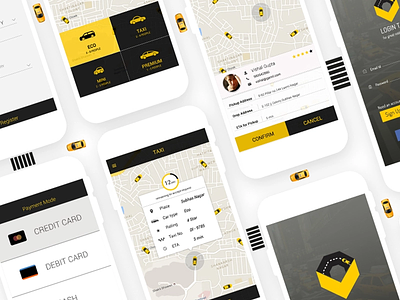 Request Taxi Concept | Etelligens graphic design