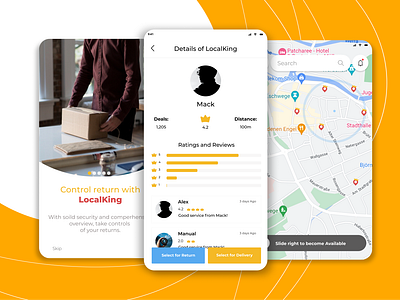 LocalKing App Design | Etelligens