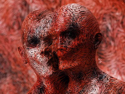 Postimpressionism 3d design freak head illustration monster octane photoshop postimpressionisme red redshift render zbrush