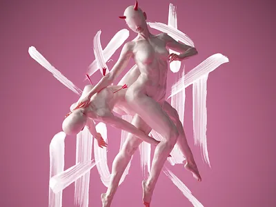 HUNT 3d c4d dailyrender design freak illustration monster nft octane render zbrush