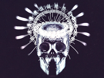 Scull render 3d dailyrender ps psd render scull vray