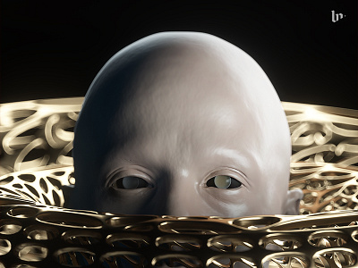 See 3d c4d freak head illustration monster octane render zbrush