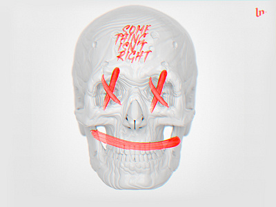 Something 3d c4d design head illustration monster octane print red render skull white zbrush