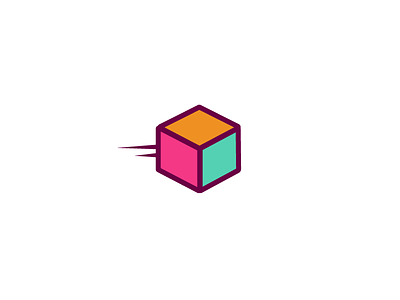 FASTkids Logo color cube kids logo