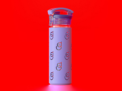 Sport water bottle render