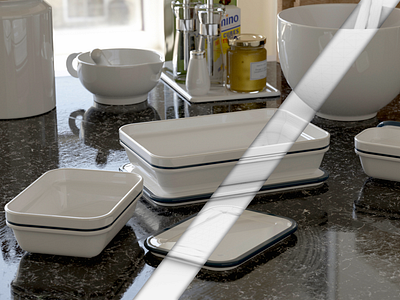 Dishes set visualization