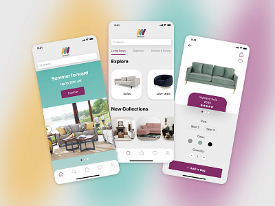 Maynooth App Mockup furniture furniture app furniture design furniture store mobile app mobile app design mobile ui mockup sketch ui uidesign uidesigns uiux ux uxui