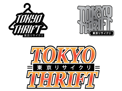 Tokyo Thrift adobe illustrator anime branding design illustration illustration design illustrations illustrator lettering logo logo design logodesign logos logotype manga procreate typography