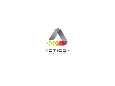 Active A Letter Logo logo opaq technologies virtual